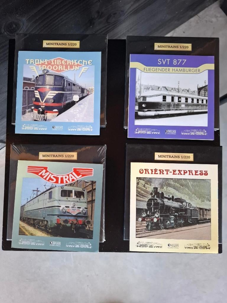 Atlas Editions Minitrains 1:220 schaal Z, 4 stuks, Hobby en Vrije tijd, Modeltreinen | H0, Overige merken, Nieuw, Ophalen of Verzenden