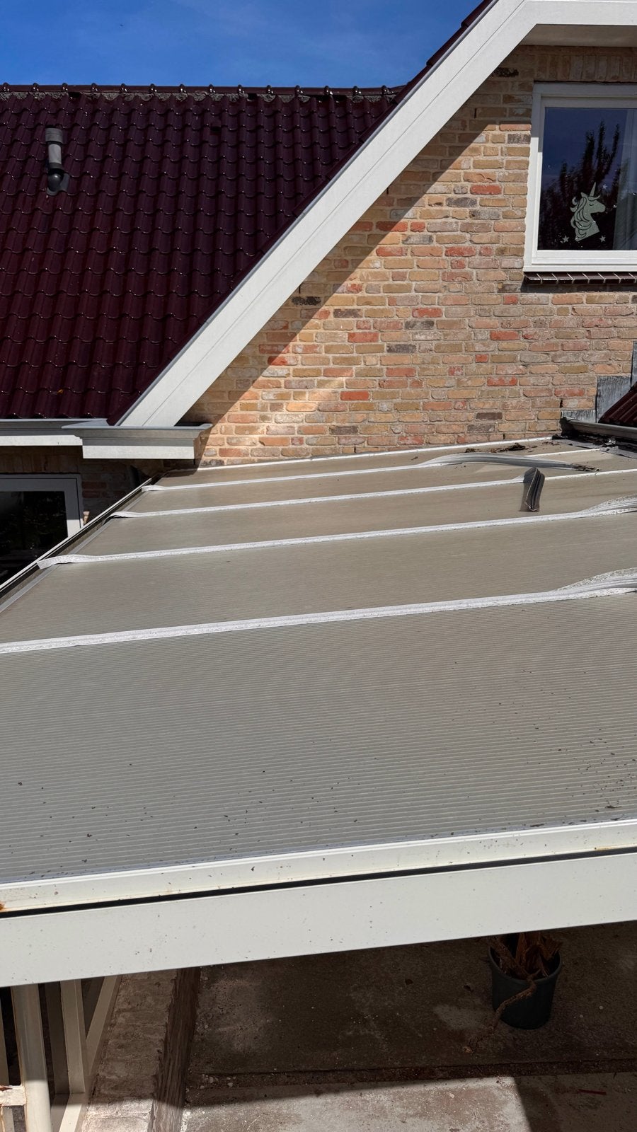 Gebruikte Veranda Panelen - Polycarbonaat + aluminium frame, Tuin en Terras, Overkappingen, Gebruikt, Veranda, Ophalen