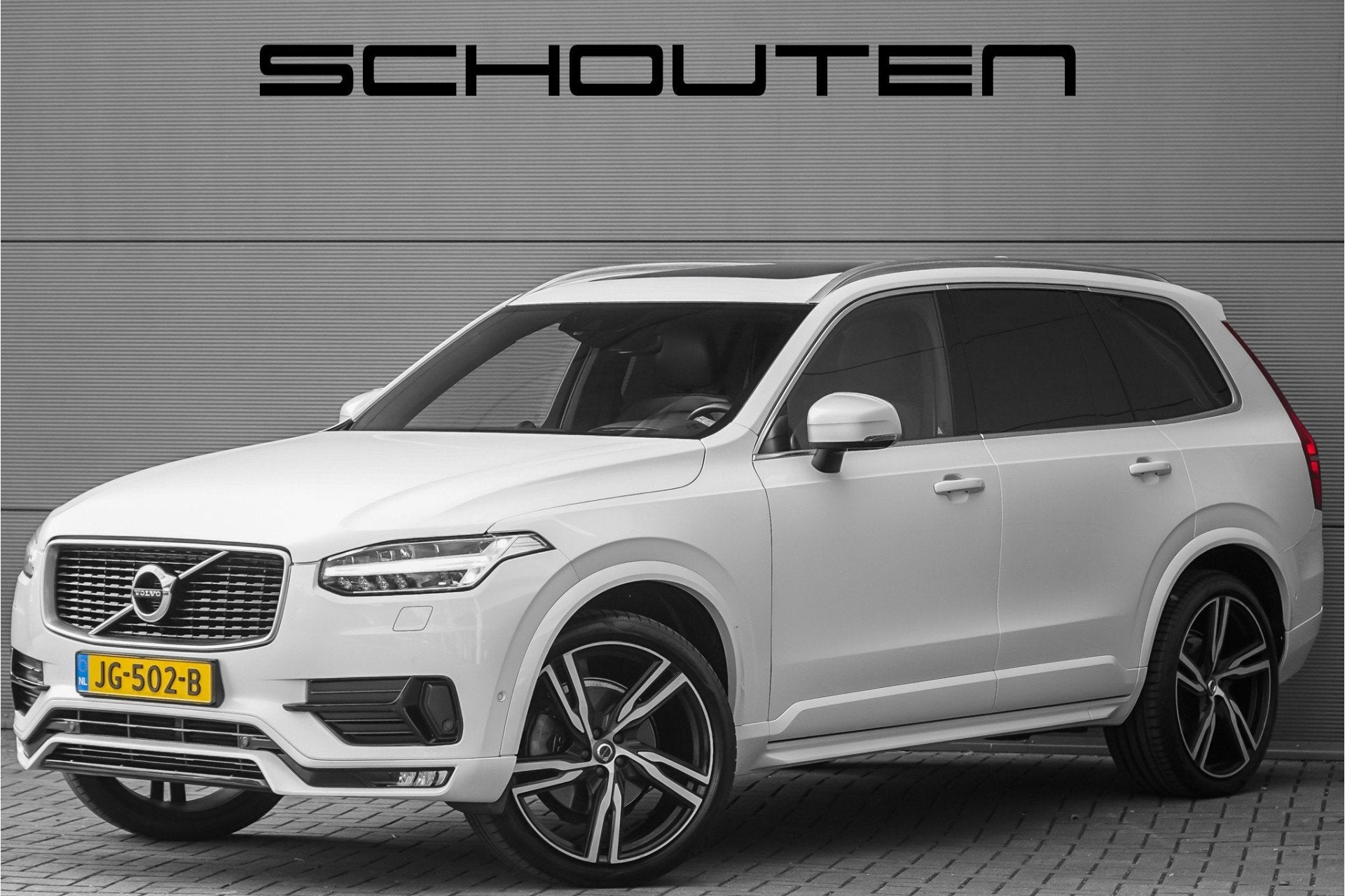 Volvo XC90 2.0 D5 AWD R-Design 7-Pers B&W Trekhaak 22", Gebruikt, 4 cilinders, 7 stoelen, Wit