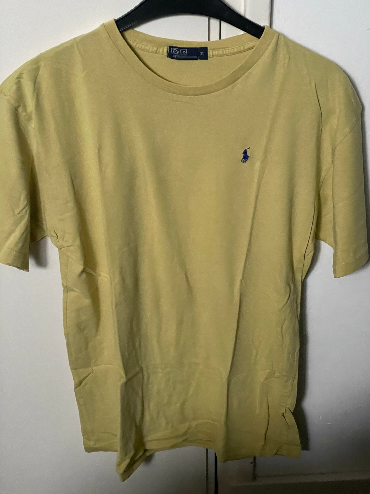 Polo Ralph Lauren T-shirt - Geel - Maat XL, Ophalen, Gedragen, Maat 56/58 (XL), Geel