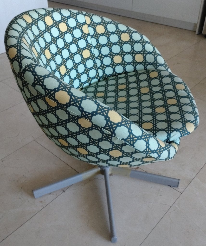2 vintage IKEA design fauteuil SKRUVSTA, Ophalen, Minder dan 75 cm, Zo goed als nieuw, Stof