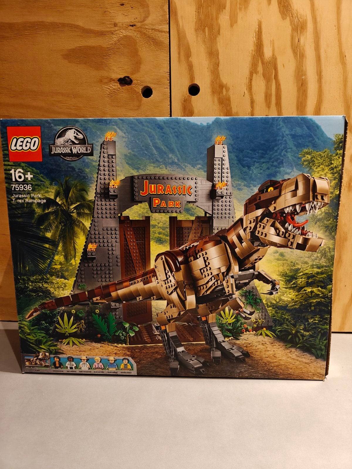 LEGO Jurassic Park: T-Rex Rampage 75936 - Zo goed als nieuw, Ophalen, Inclusief instructies, Jurassic World, Lego