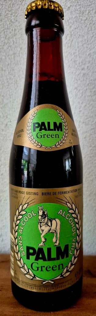 Verzamelaar PALM LONDERZEEL mooie volle fles GREEN bier 1991, Ophalen of Verzenden, Zo goed als nieuw, Flesje(s), Overige merken