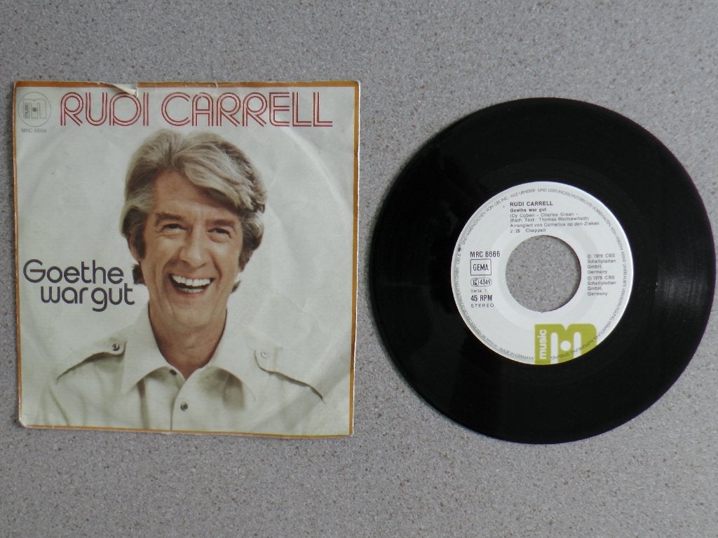 Rudi Carrell - Goethe war gut VINYL SINGLE, Gebruikt, 7 inch, Pop, Fotohoes