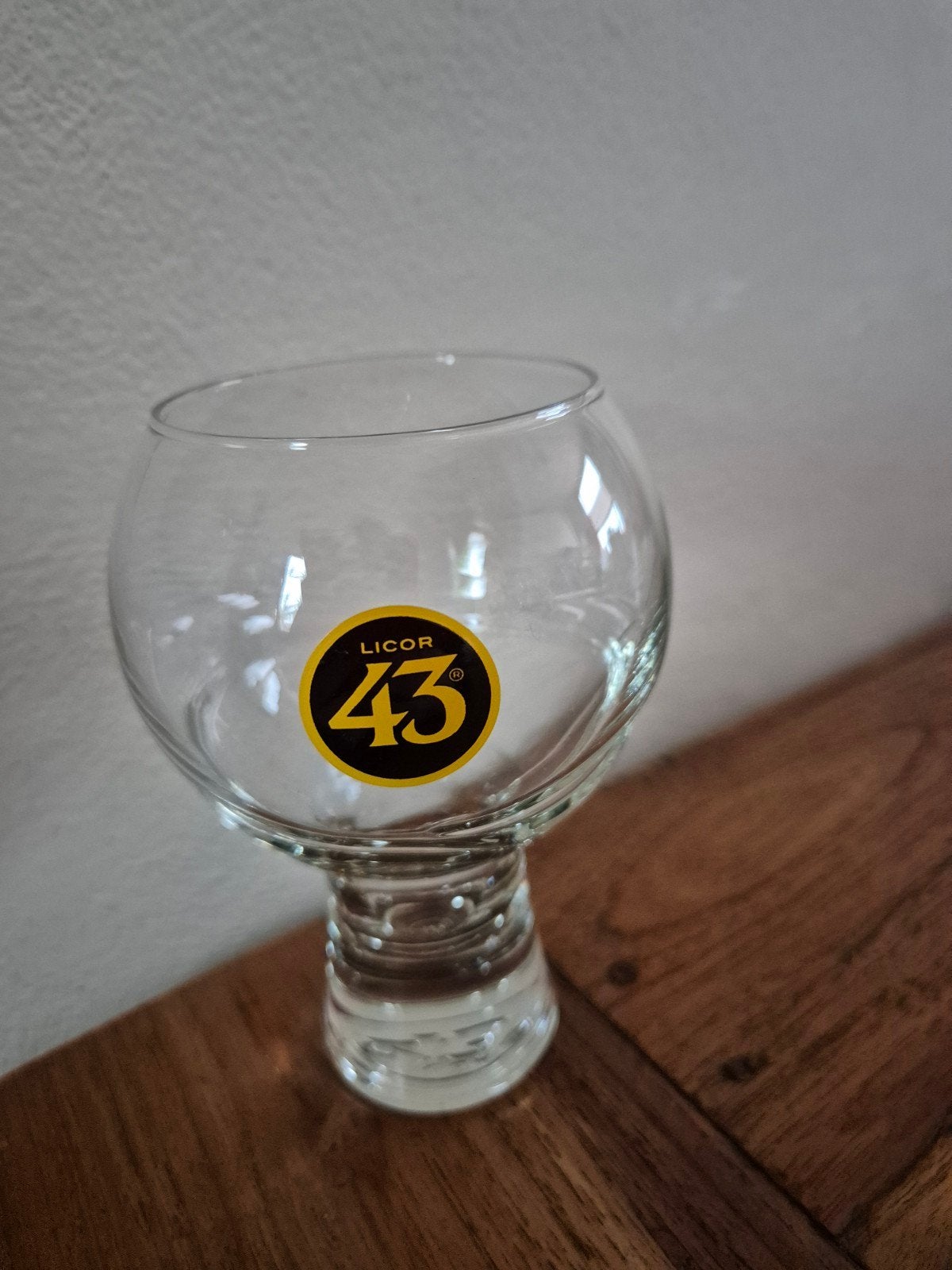Origineel Licor 43 ballon glas/bolglas – luchtbel in voet, Ophalen of Verzenden, Zo goed als nieuw, Overige typen