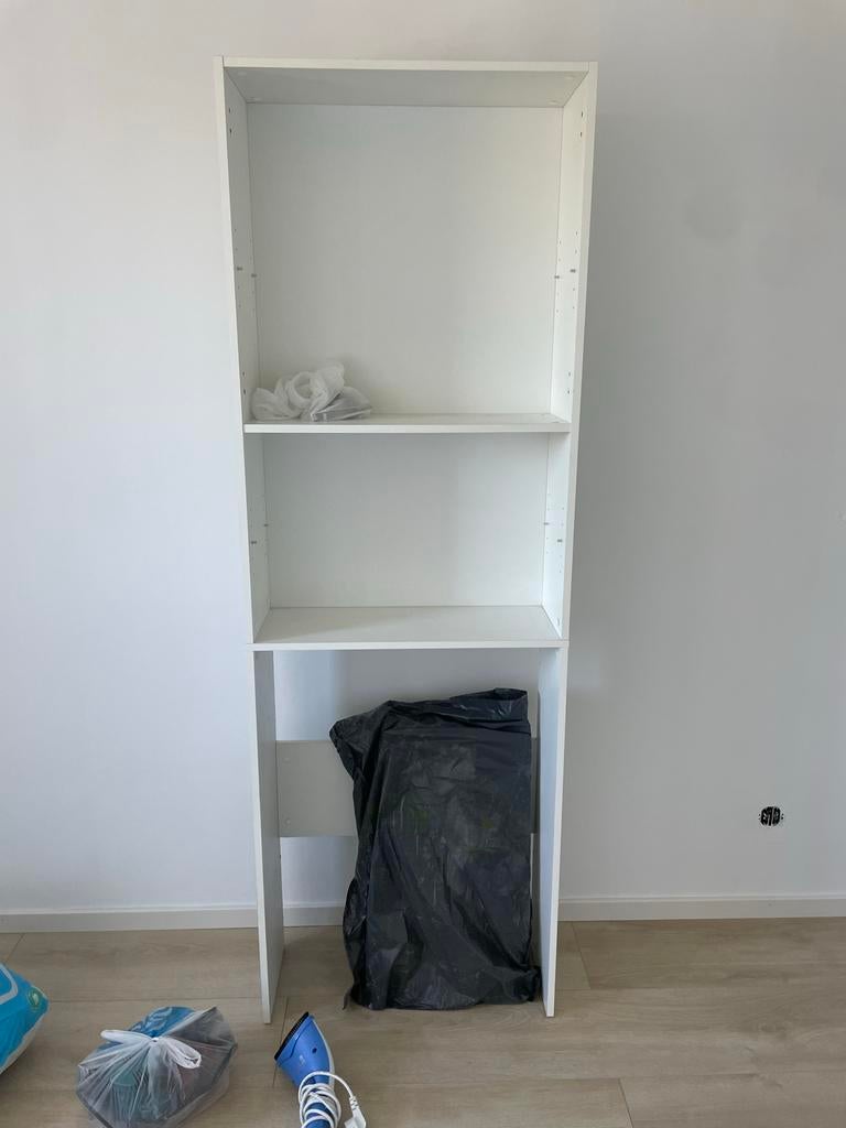 Wasmachinekast, Ophalen, 25 tot 50 cm, Overige materialen, Met plank(en)