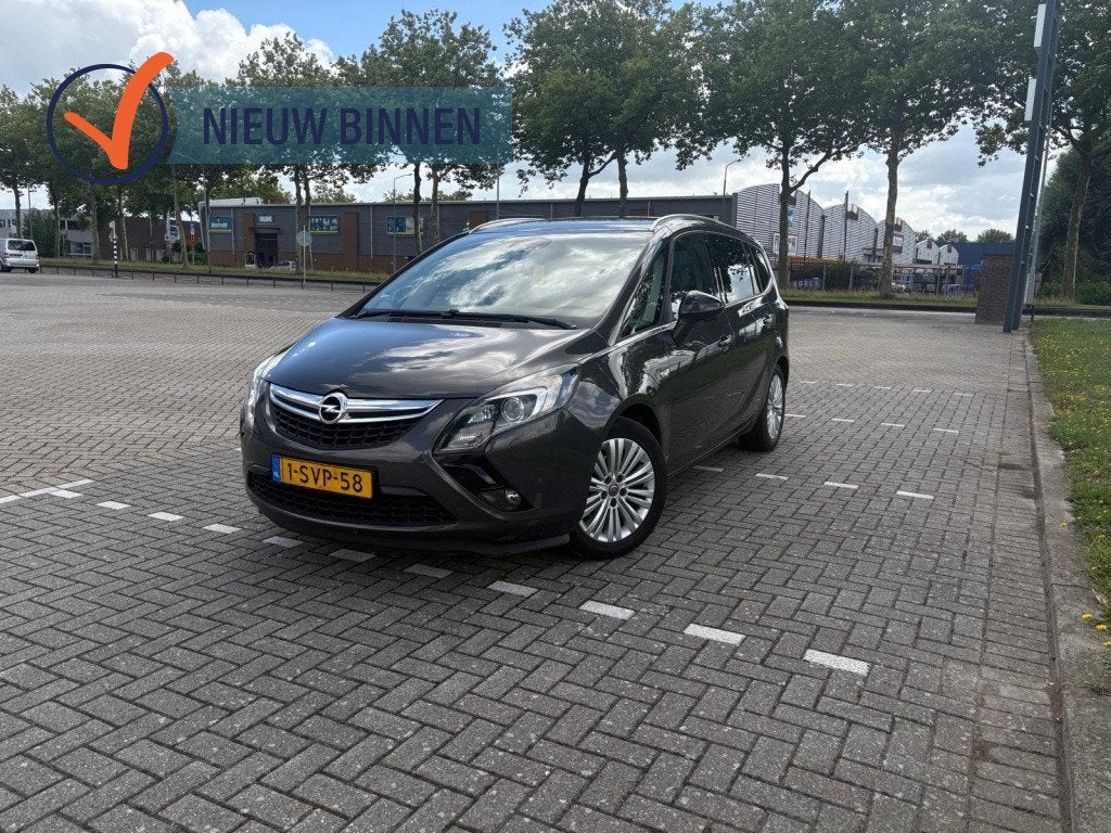 Opel Zafira Tourer 1.6 CDTI 7p Euro6. Navi/Leder/Cam/Trekh, Auto's, 1450 kg, 136 pk, Gebruikt, Euro 6