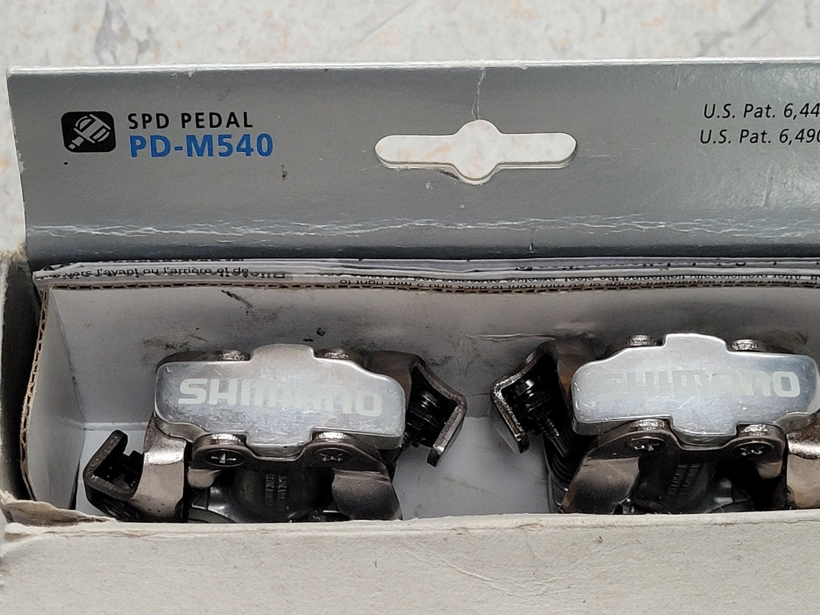 Shimano SPD PD-M540 pedalen, Crankstel of Pedalen, Racefiets, Info@shimano.com, Nieuw