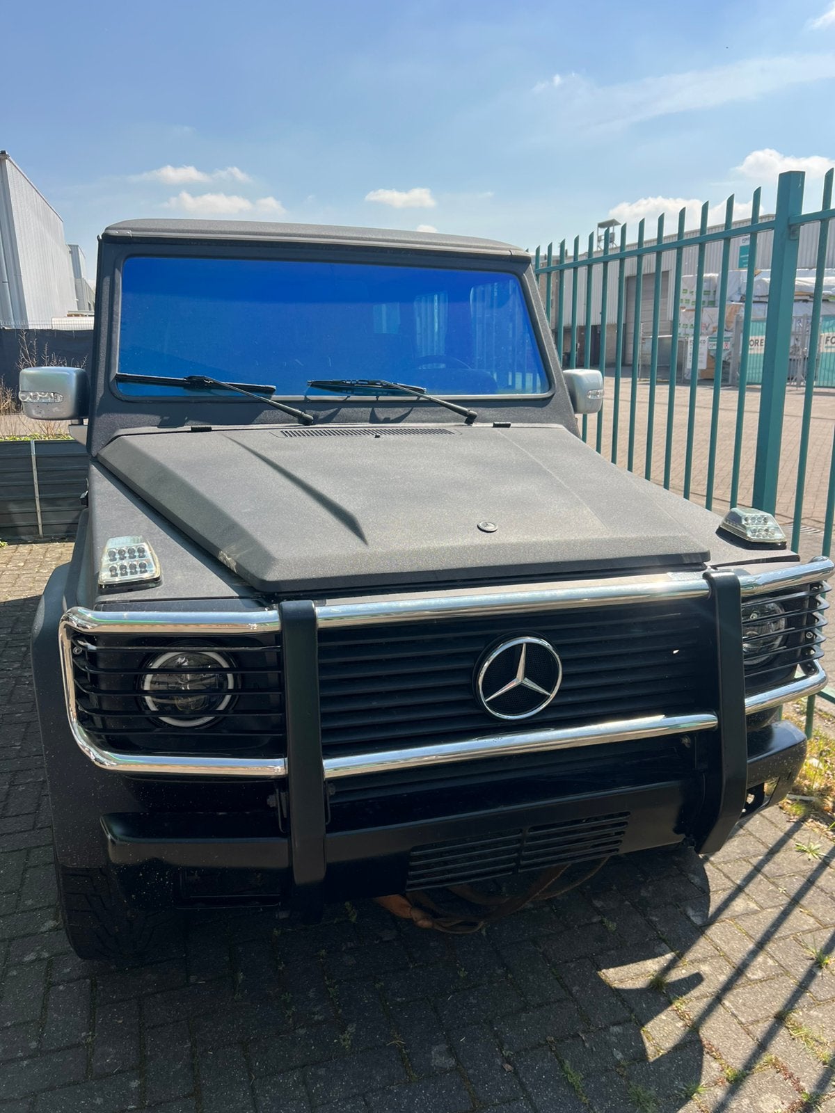 Mercedes-Benz G klasse 280 ge 1984 9 pers oldtimer, Auto's, Mercedes-Benz, Stof, 2717 cc, Zwart, Bruin