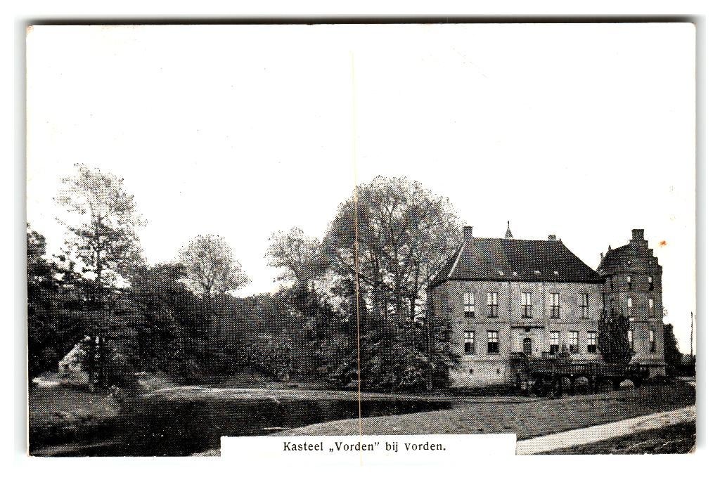 Vorden, Kasteel "Vorden" bij Vorden, Verzenden, 1920 tot 1940, Gelopen, Gelderland