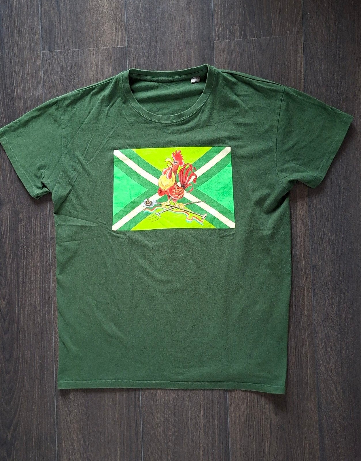 Normaal t-shirt Høkhaan Achterhoek høken , mt L, Maat 52/54 (L), Ophalen of Verzenden, Zo goed als nieuw, Normaal
