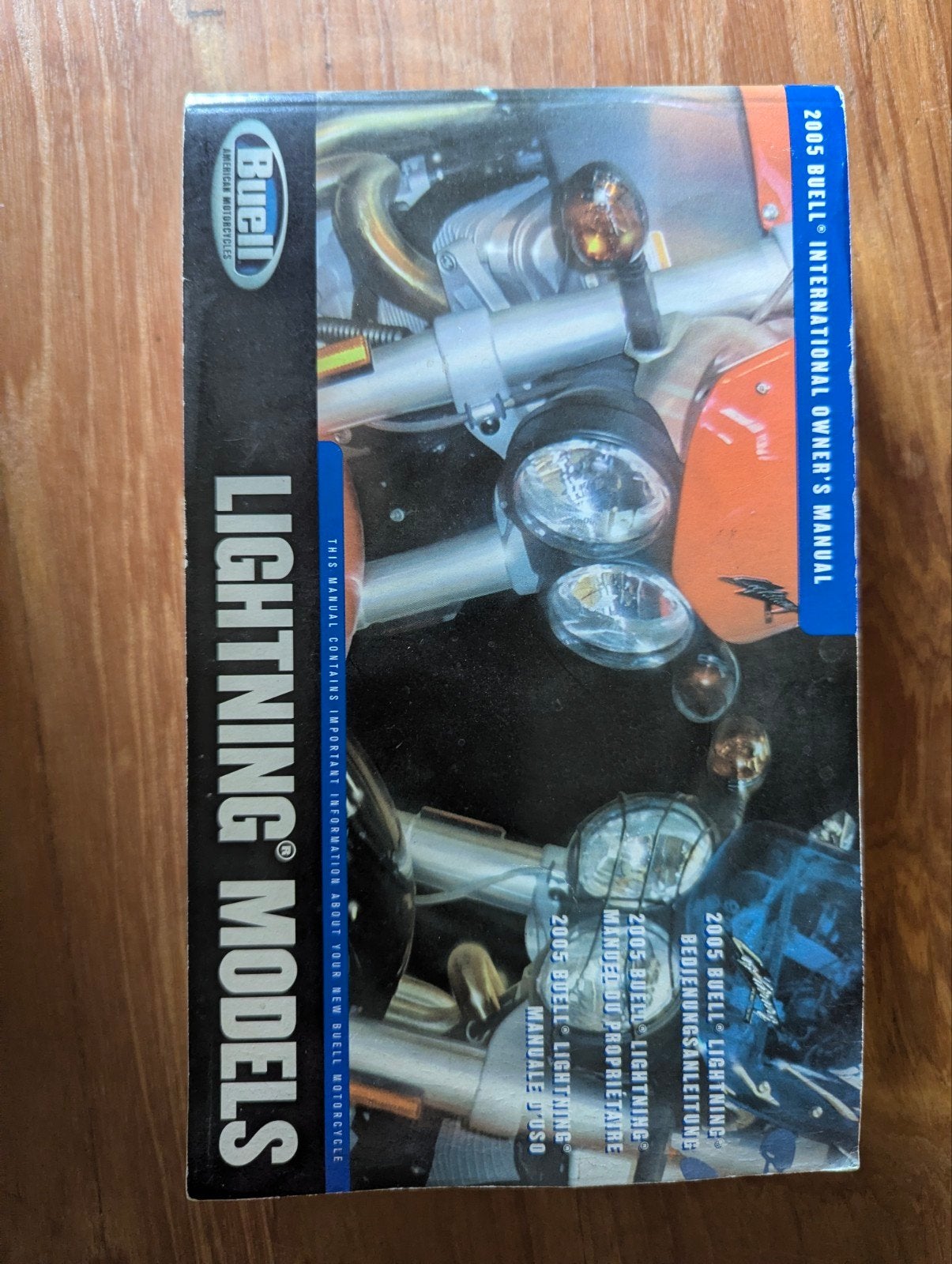 Buell owner's manual 2005, Motoren, Ophalen of Verzenden