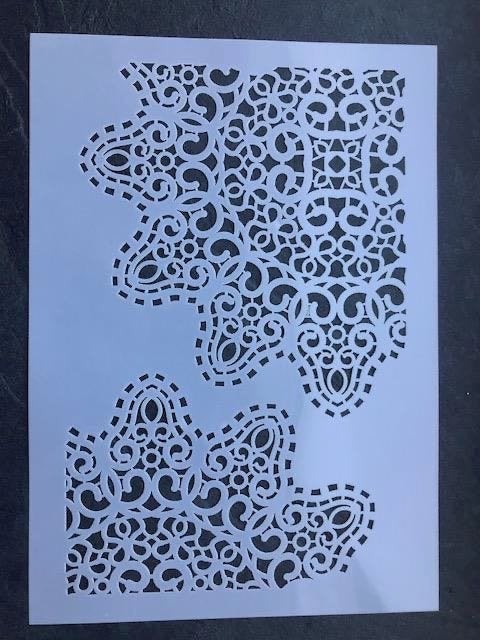 Mandala sjabloon stencil bloem, Ophalen, Verburgt Vintage, Overige typen, Nieuw