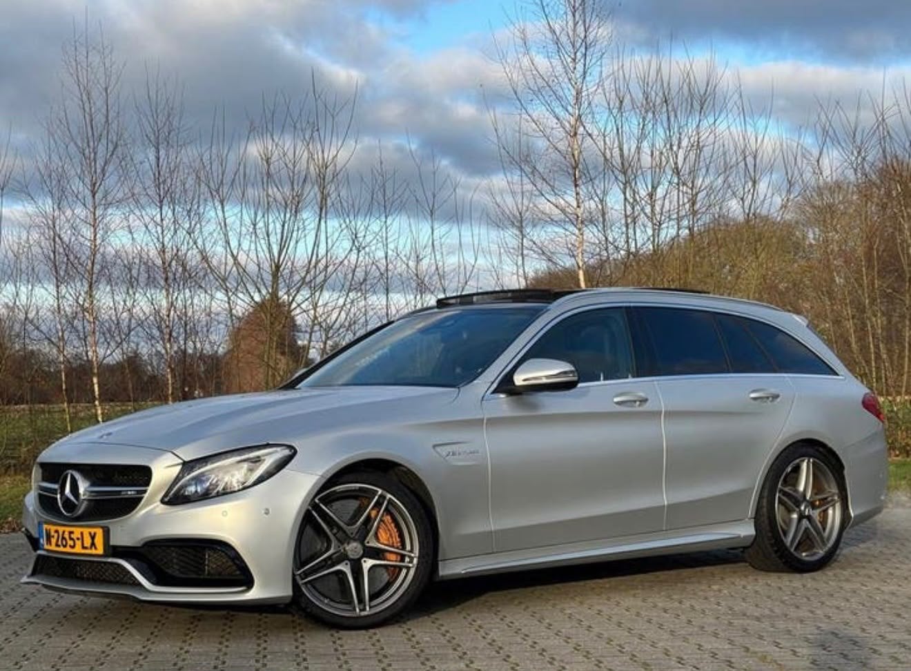 Mercedes-Benz C-Klasse C63s AMG 510pk AMG Speedshift 2015, Auto's, Automaat, Dealer onderhouden, Achterwielaandrijving, Leder