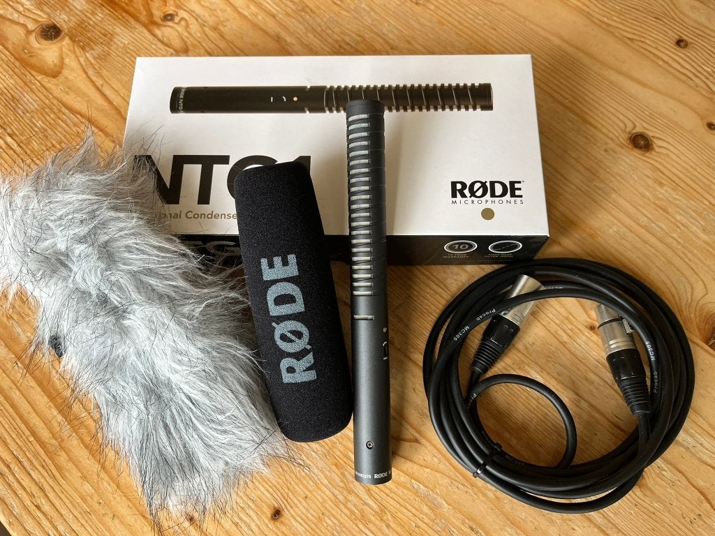 RØDE NTG1 condensator richtmicrofoon, Ophalen of Verzenden, Zo goed als nieuw, Studiomicrofoon