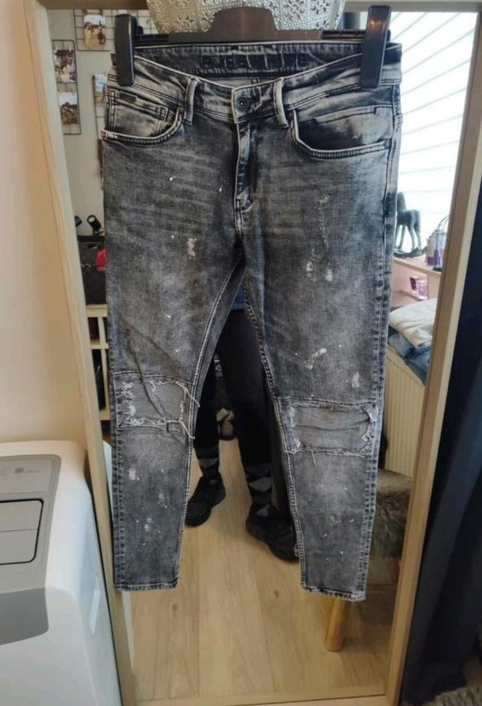 Pure patt the jone 28 jeans, Ophalen of Verzenden, Zo goed als nieuw, Blauw, W32 (confectie 46) of kleiner