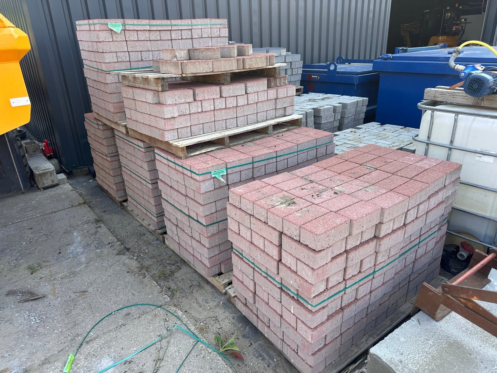 Rode Klinkers 45m2, Tuin en Terras, Ophalen, Gebruikt, Klinkers, 10 m² of meer