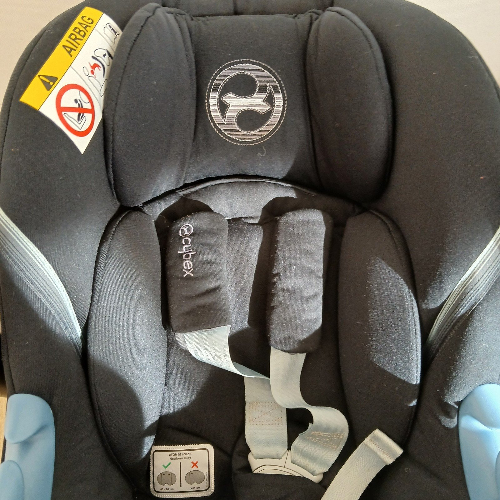 Autostoeltje Cybex aton m i-size, Kinderen en Baby's, Autostoeltjes, Slaapstand, Zo goed als nieuw, Isofix, Ophalen