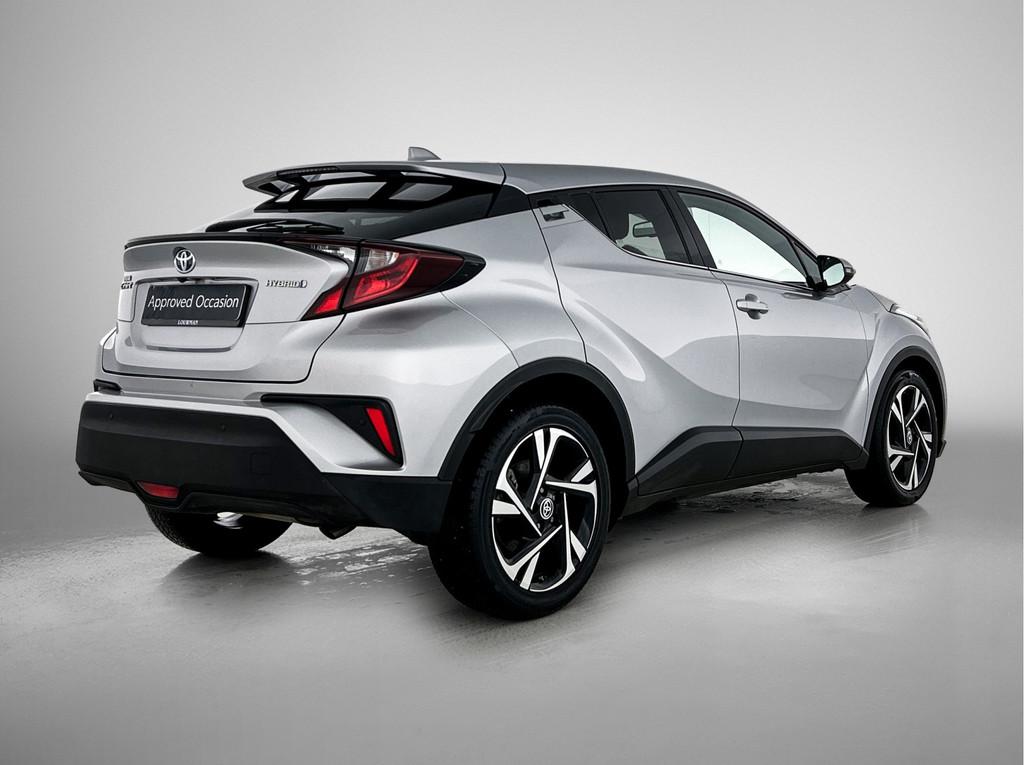 Toyota C-HR 1.8 Hybrid Style | Stoelverwarming | Blindspot |, 12 maanden, Zwart, 4 cilinders, Leder en Stof