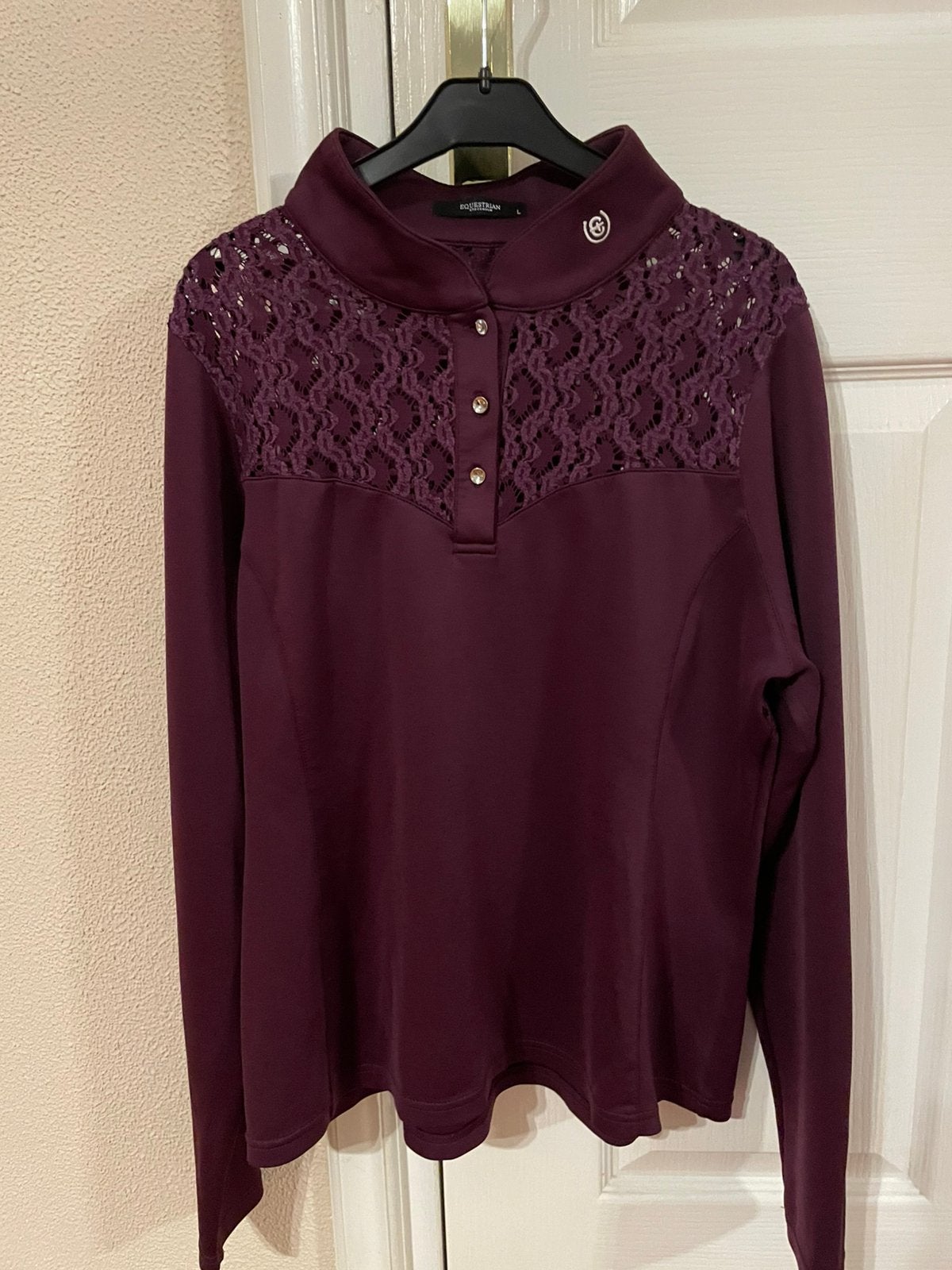 Equestrian Stockholm shirt maat L, Ophalen of Verzenden, Zo goed als nieuw, Dressuur, Bovenkleding