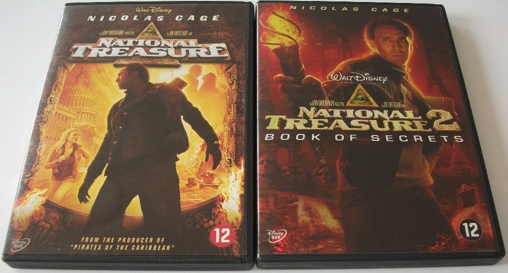Dvd *** NATIONAL TREASURE *** 2 stuks Walt Disney, Avontuur, Engels, Nederlands, Ophalen of Verzenden