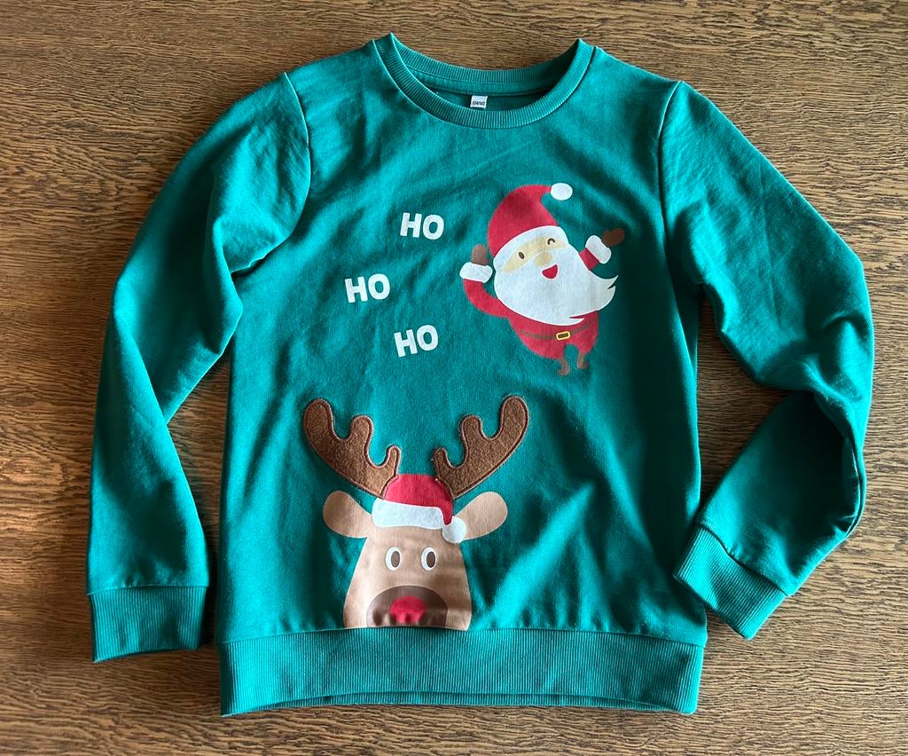 Kersttrui nieuw maat 134/140, Ophalen, Zo goed als nieuw, Jongen of Meisje, Trui of Vest