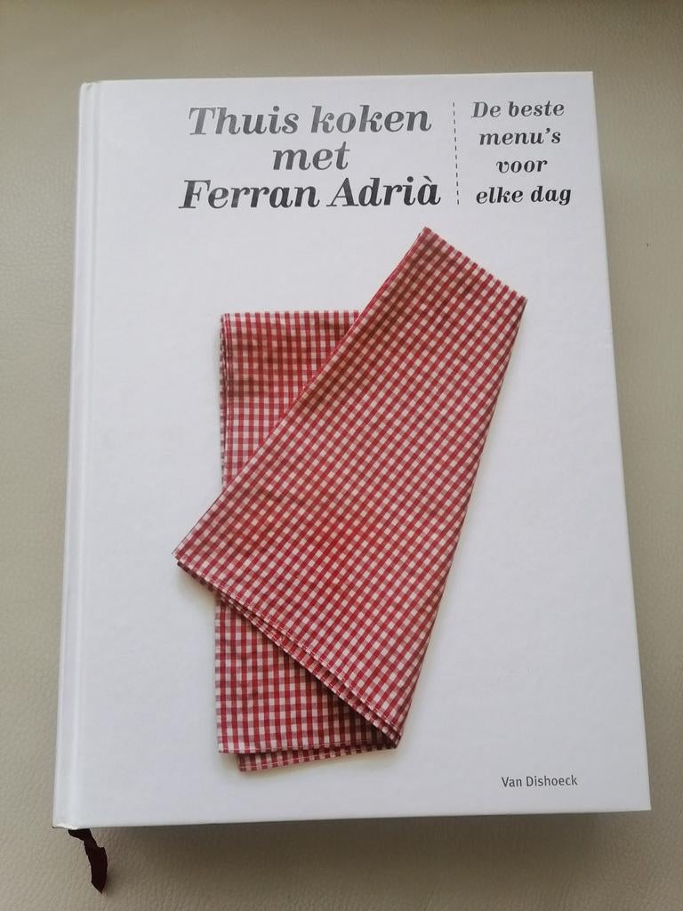 Thuis koken met Ferran Adrià - De beste menu's voor elke dag, Boeken, Kookboeken, Ferran Adrià, Ophalen of Verzenden, Zo goed als nieuw