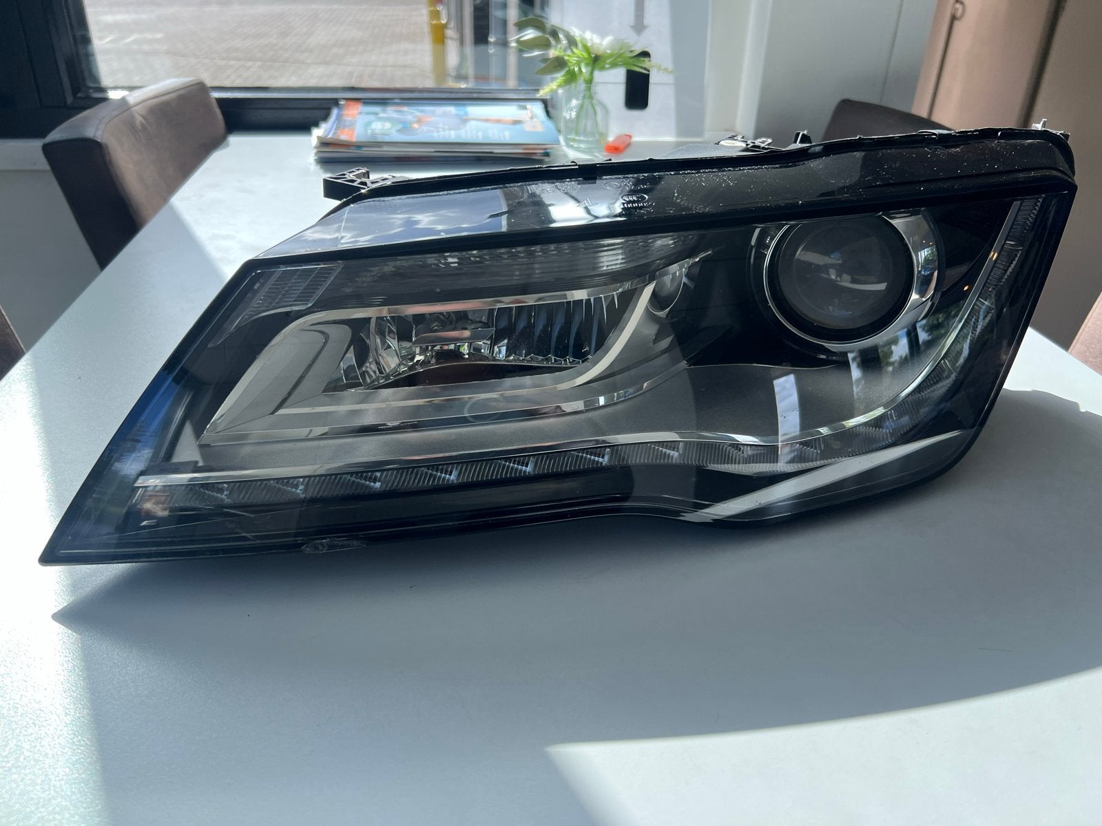 Xenon Koplamp Rechtsvoor Audi A7 4G - Licht Krasje, Ophalen of Verzenden, Gebruikt, Audi