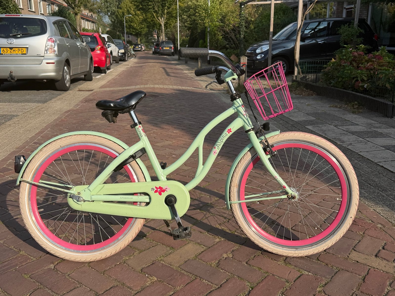 Alpina Meisjesfiets 22 inch, framemaat 36 cm, Fietsen en Brommers, Ophalen, Gebruikt, 22 inch