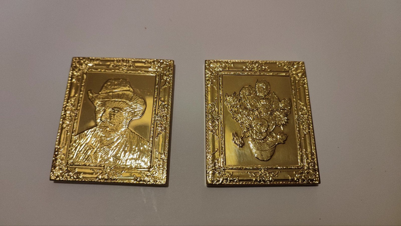 Franklin Mint 1988 Van Gogh Medailles (2 stuks), Ophalen of Verzenden, Zo goed als nieuw