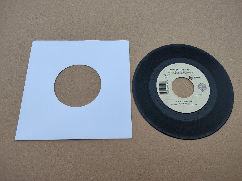 Single: Hank Williams JR - Young Country (1987) USA, Cd's en Dvd's, Vinyl Singles, Verzenden, Gebruikt, 7 inch, Pop