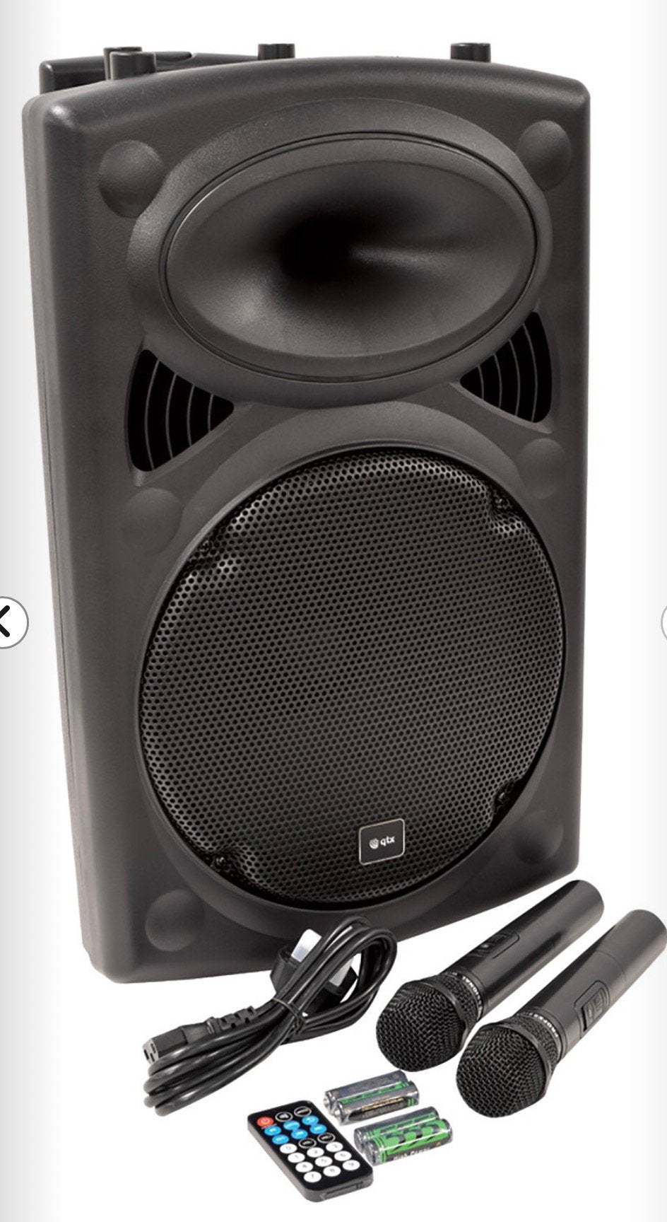Portable PA System/Karaoke set: QTX QR12PABT, Audio, Tv en Foto, Karaoke-apparatuur, Ophalen of Verzenden, Nieuw, Complete set