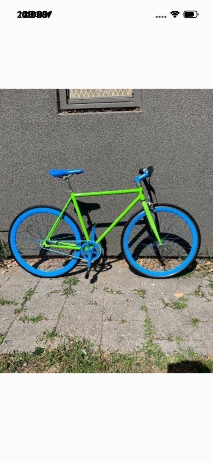 VYDZ Single speed fiets 28 inch frame maat 55cm rijklaar, Staal, Velgrem, Zo goed als nieuw, 53 tot 57 cm