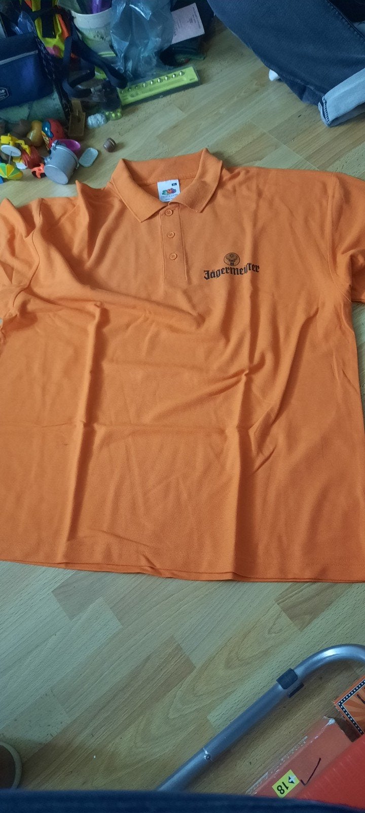 Jägermeister Polo Shirt - Oranje - Maat XL, Kleding | Heren, Maat 56/58 (XL), Oranje, Ophalen of Verzenden, Zo goed als nieuw