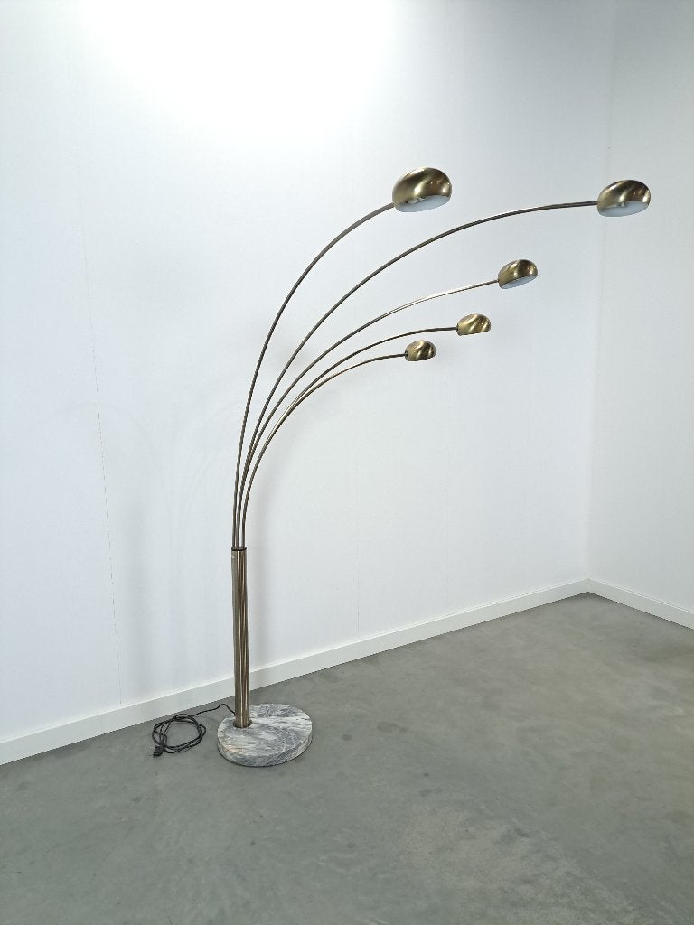 Ateljé Lyktan "Gustav" Booglamp – Vintage Opknapper, Ophalen, Gebruikt, Metaal, 150 tot 200 cm