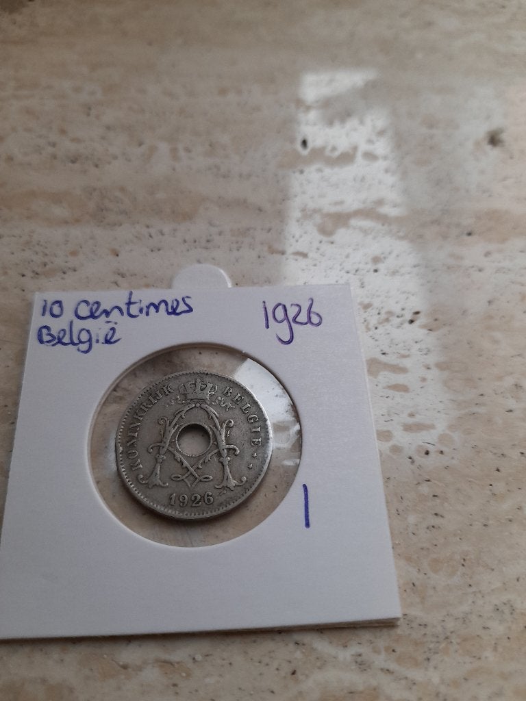 10 Centimes 1926 Belgie, Ophalen of Verzenden, België, Losse munt