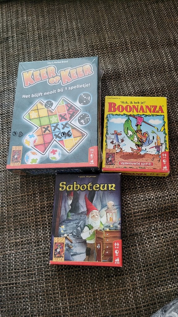 Diverse spellen 999 games, Vijf spelers of meer, Ophalen of Verzenden, Nieuw, 999 games