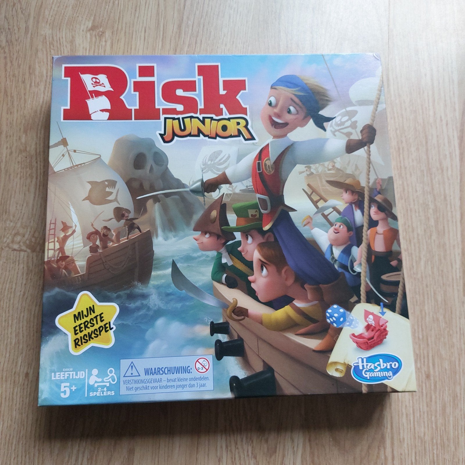 Risk Junior, Drie of vier spelers, Ophalen of Verzenden, Zo goed als nieuw, Hasbro