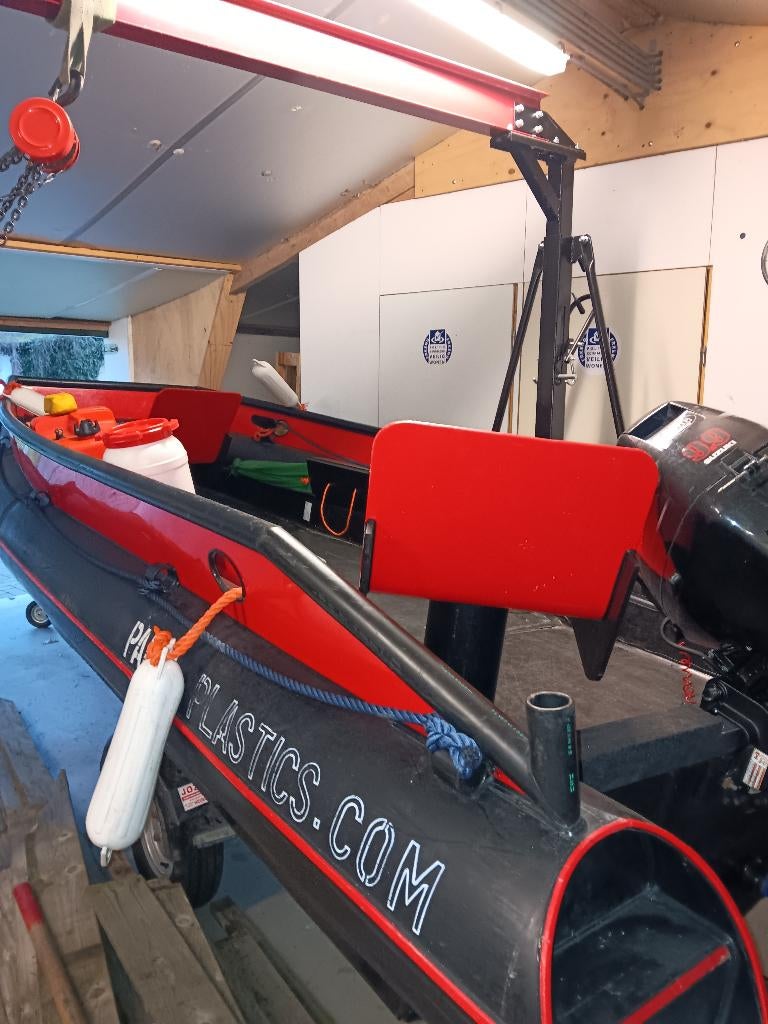 Visbootje hdpe, Watersport en Boten, Ophalen, Gebruikt, Overige typen
