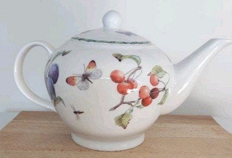 Janneke Brinkman  Fruits & Flowers koffie en thee servies en, Ophalen of Verzenden, Zo goed als nieuw, Overige stijlen, Kop(pen) en/of Schotel(s)