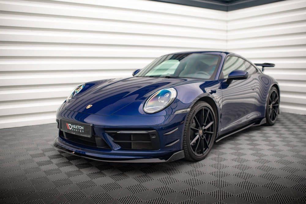 Voorlip spoiler sideskirt diffuser Porsche 911 Aero 992 19+