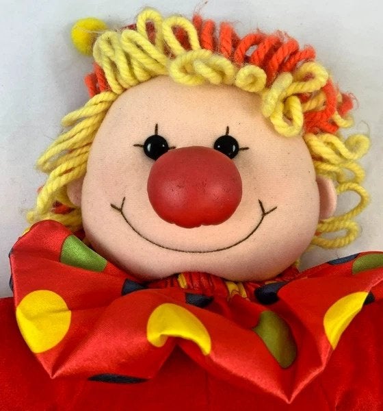 Commonwealth Jesty Clown knuffel Piepende Buik vintage 1990, Coolsingel 104, 3011 AG Rotterdam, Netherlands, Overige merken, Met geluid