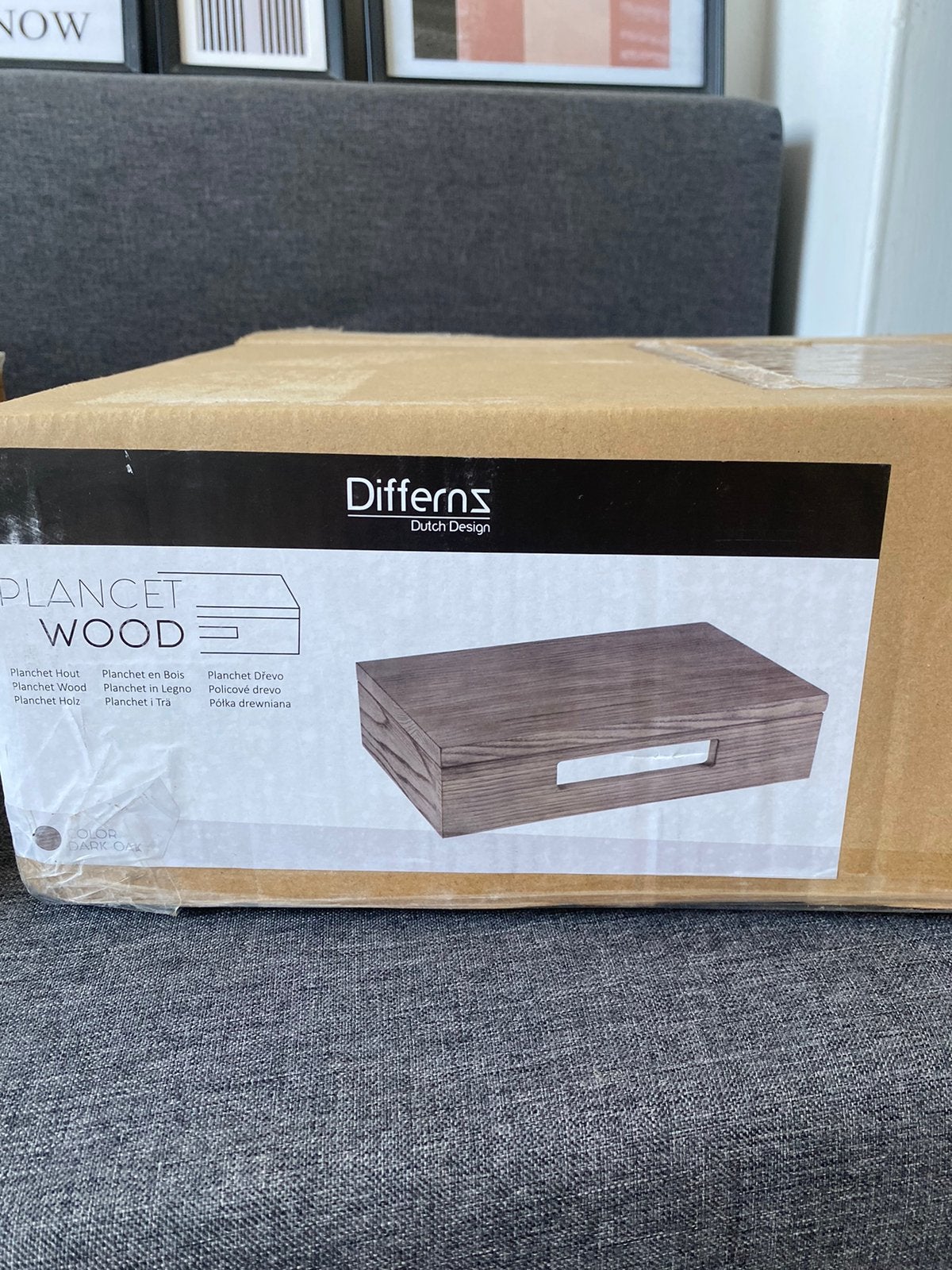 Houten plank voor wasbakje toilet, Ophalen, Nieuw