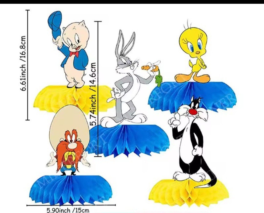 Nieuwe Looney Tunes Feestdecoratie Set, Ophalen, Nieuw, Versiering, Verjaardag