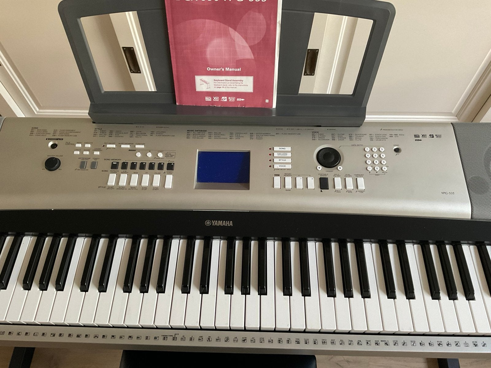 Yamaha YPG-535 digitale piano, Ophalen, Gebruikt, 88 toetsen, Yamaha