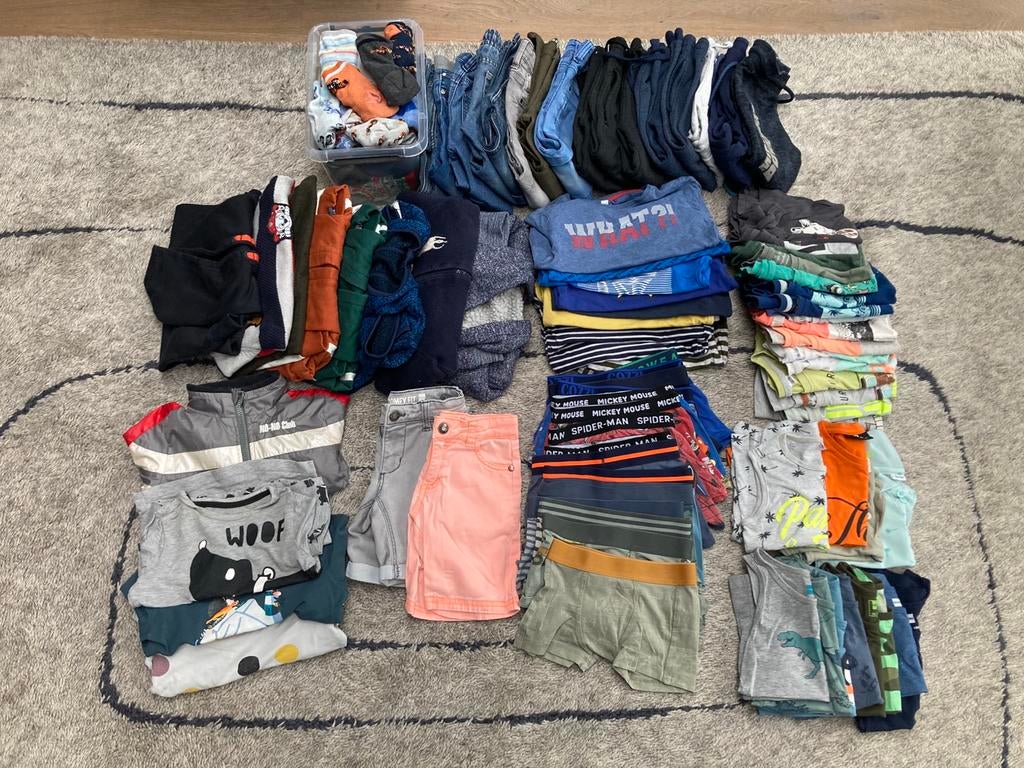 Groot kledingpakket maat 98-104, Kinderen en Baby's, Ophalen of Verzenden, Gebruikt, Maat 98