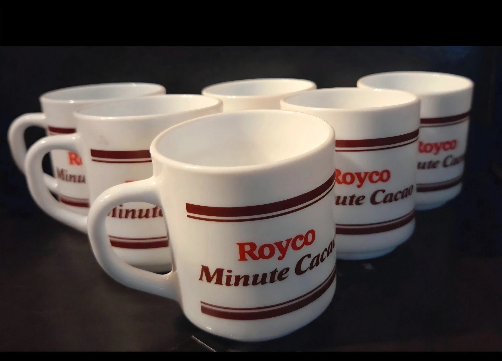 Vintage Royco Cacao Mok (6 stuks), Ophalen of Verzenden, Overige stijlen, Kop(pen) en/of Schotel(s)