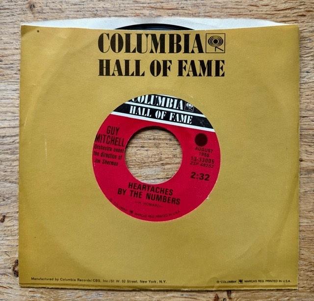 Guy Mitchell - Singing the blues, 7 inch, Single, Ophalen of Verzenden, Zo goed als nieuw