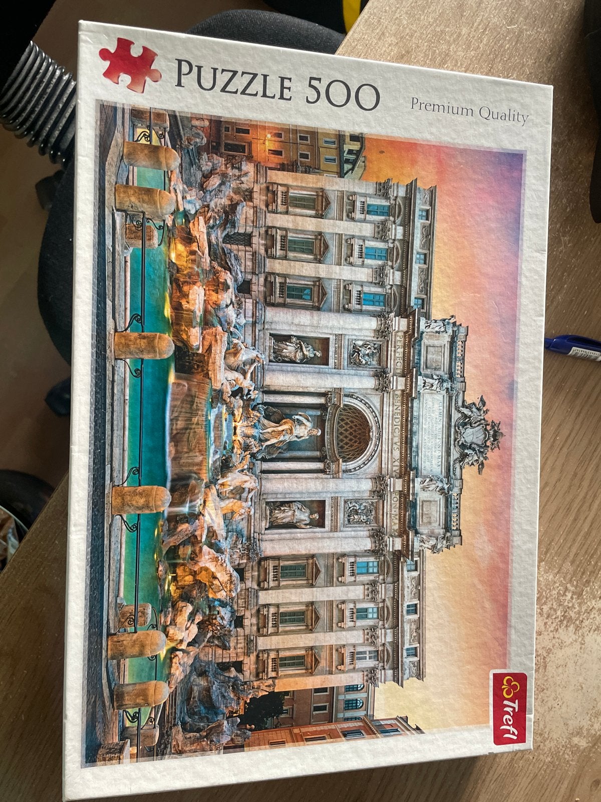 Trefl Legpuzzel 500 stukjes - Trevifontein Rome, Ophalen of Verzenden, 500 t/m 1500 stukjes, Zo goed als nieuw, Legpuzzel
