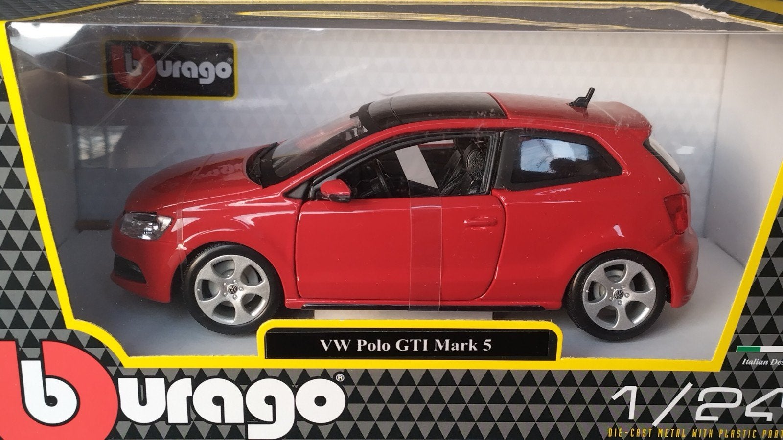 Volkswagen VW Polo Mk5 GTi 1:24 Bburago Burago Pol, Auto, ., Nieuw, Ophalen of Verzenden